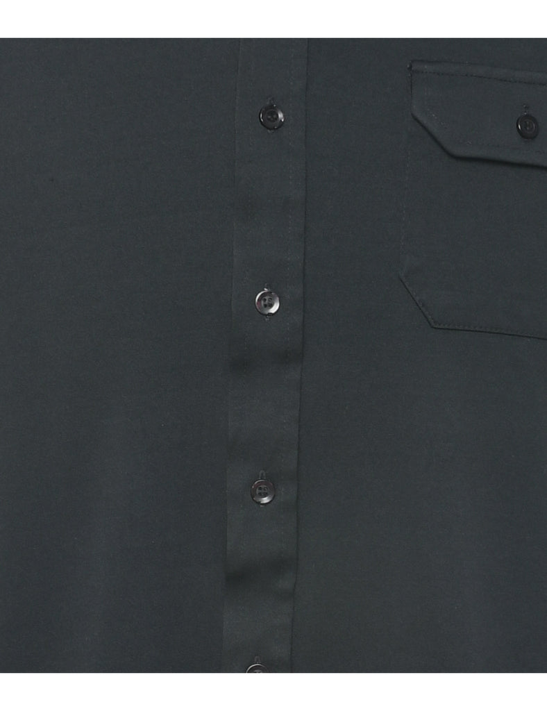 1970s Black Shirt - M