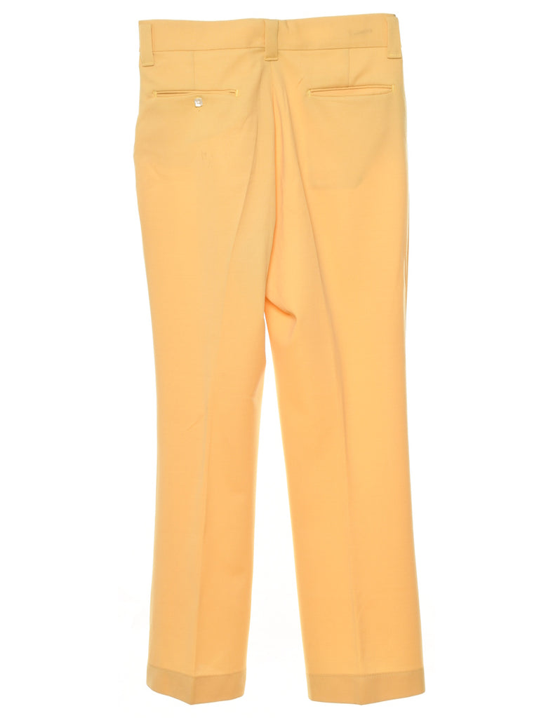 1970s Classic Yellow Suit Trousers - W32 L30