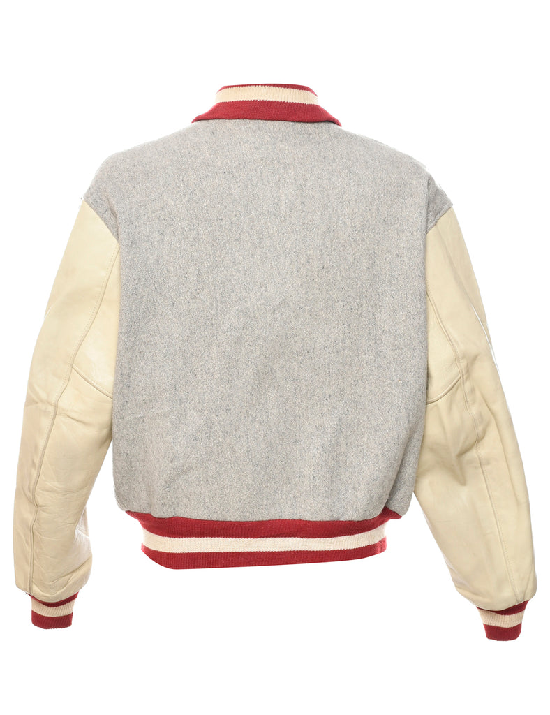 1970s Knights of the Gridiron Grey Team Jacket - L