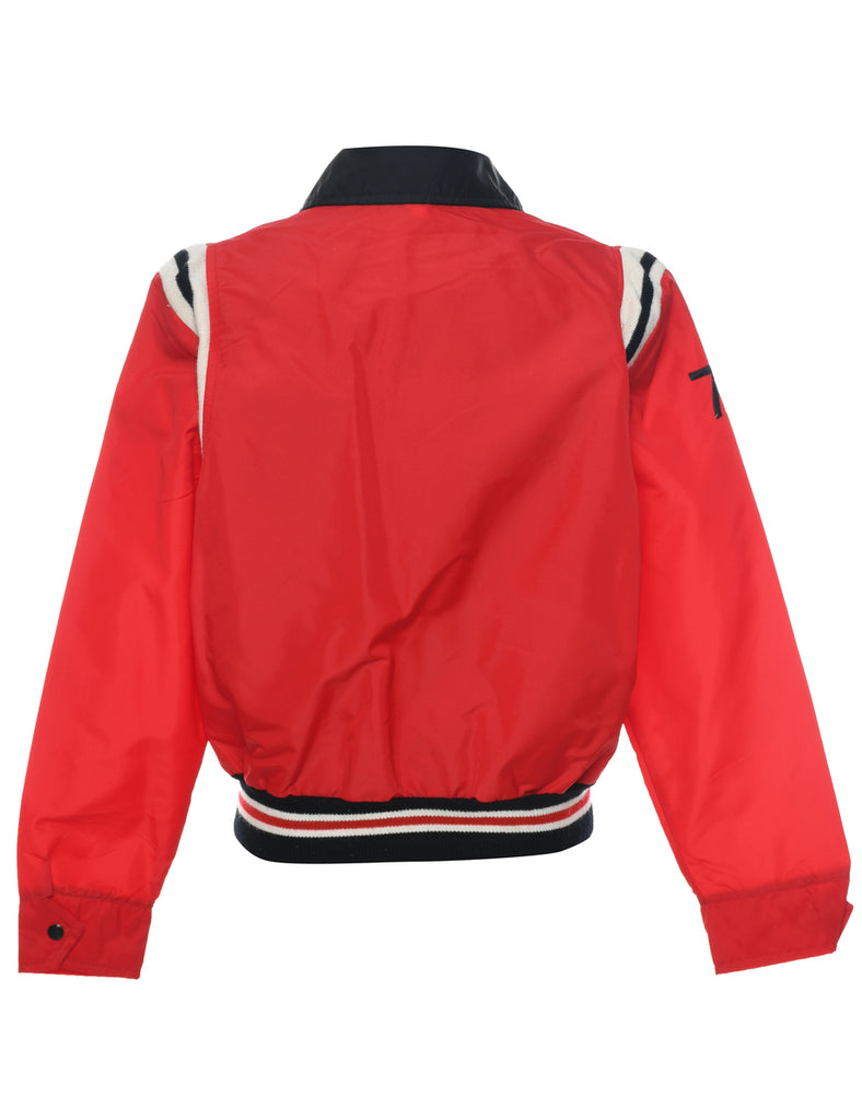1970s Red Nylon Jacket - L