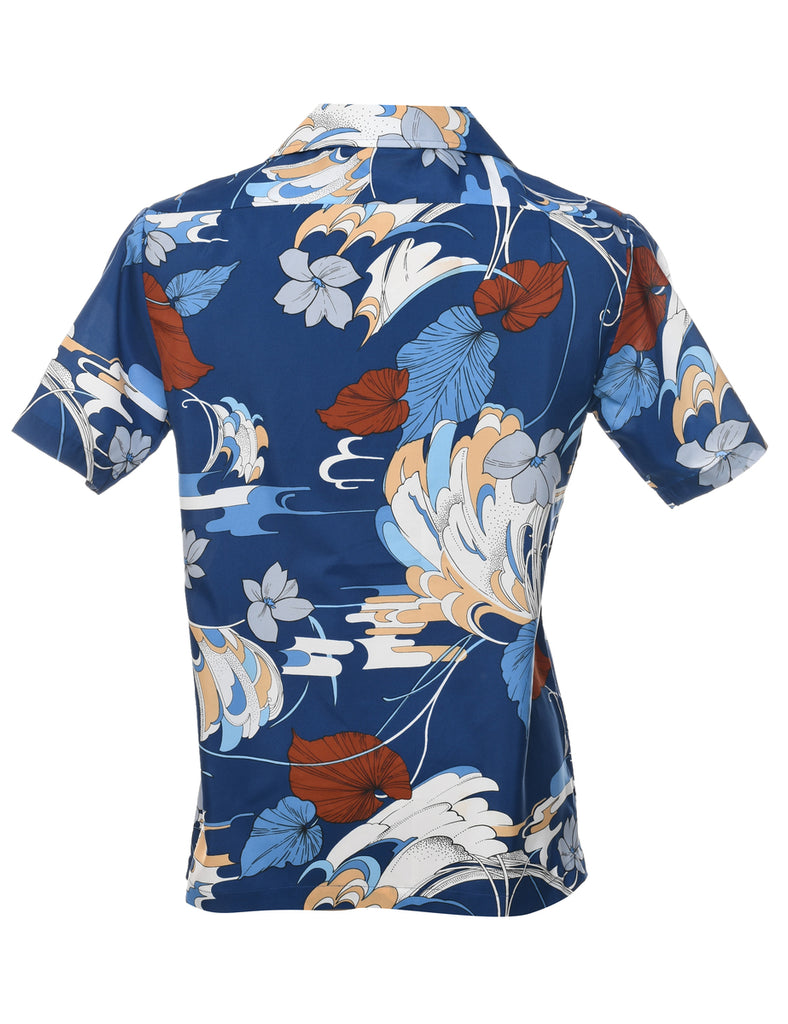 1980s Pacifica Foliage Hawaiian Shirt - S
