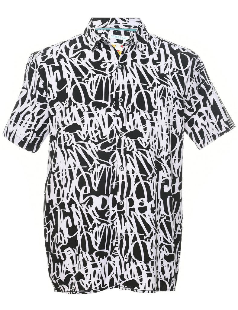 1990s Abstract Print Shirt - M