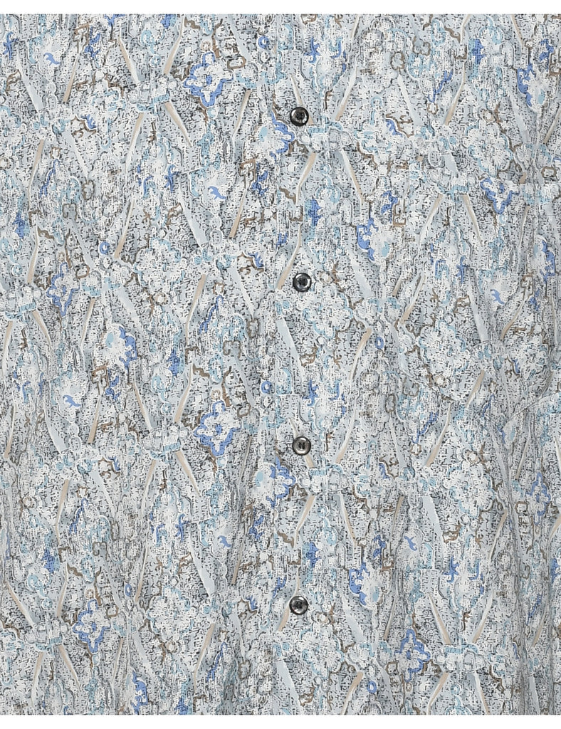 1990s Abstract Print Shirt - S
