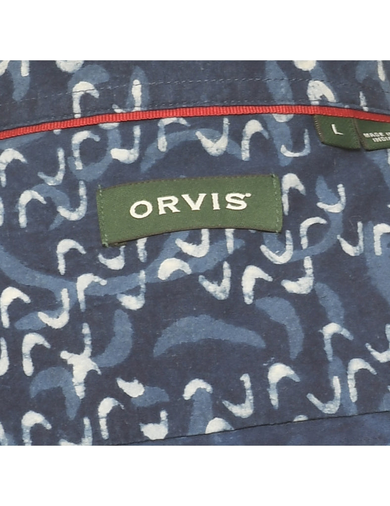 1990s Abstract Print Shirt - L