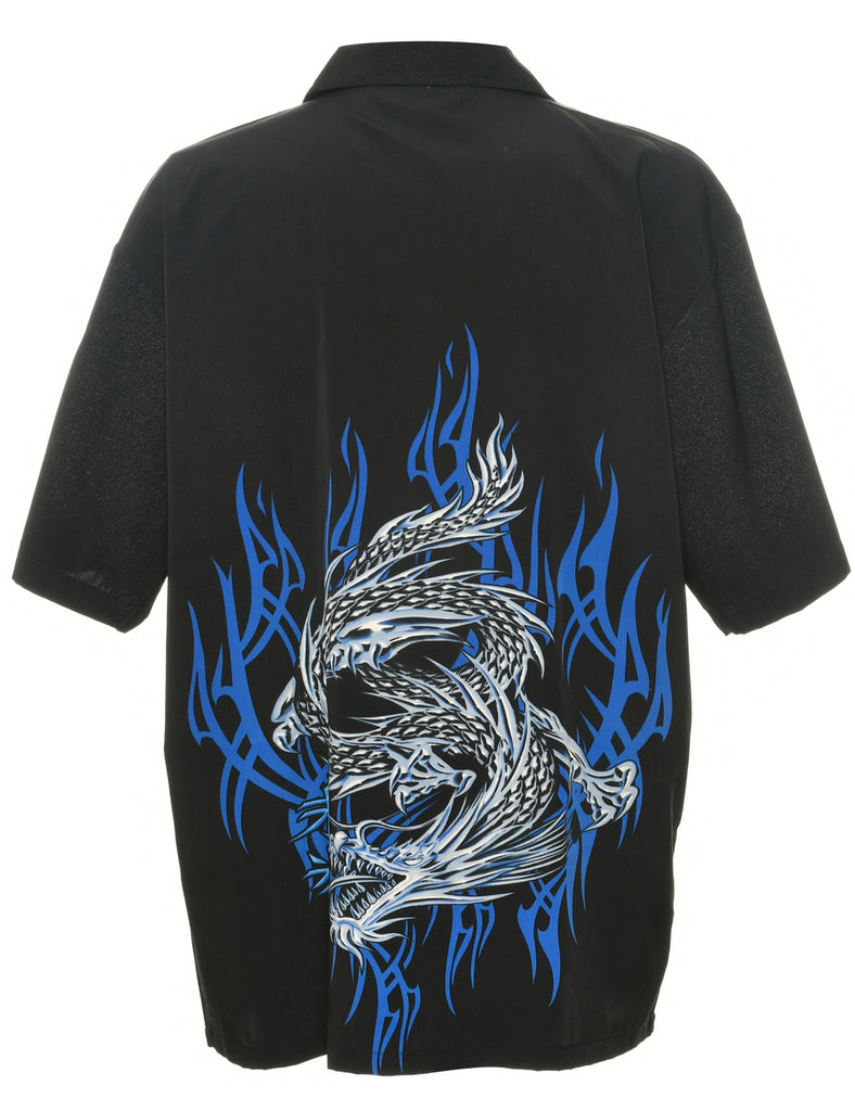 1990s Black Shirt - XL