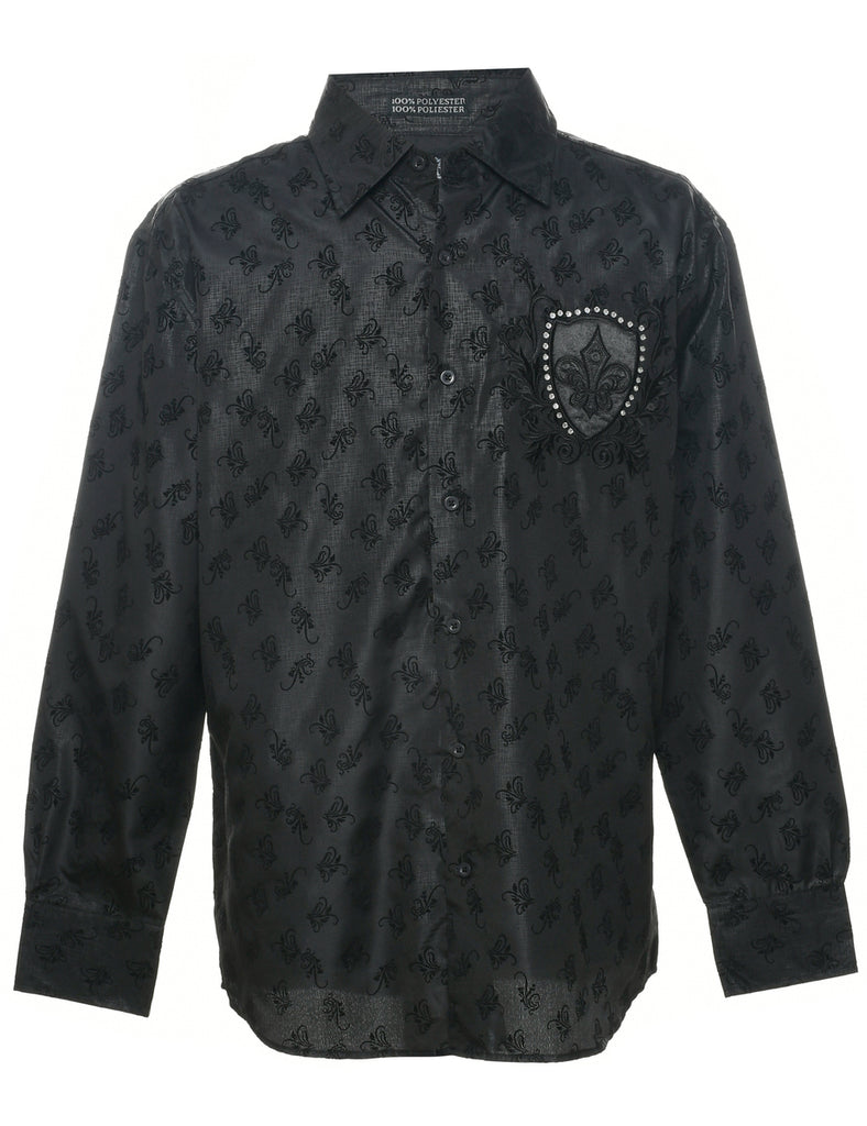 1990s Devore Design Shirt - L