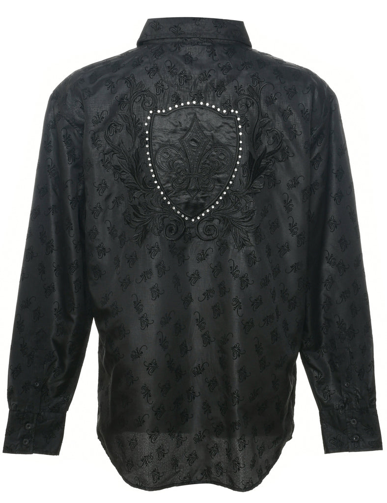 1990s Devore Design Shirt - L