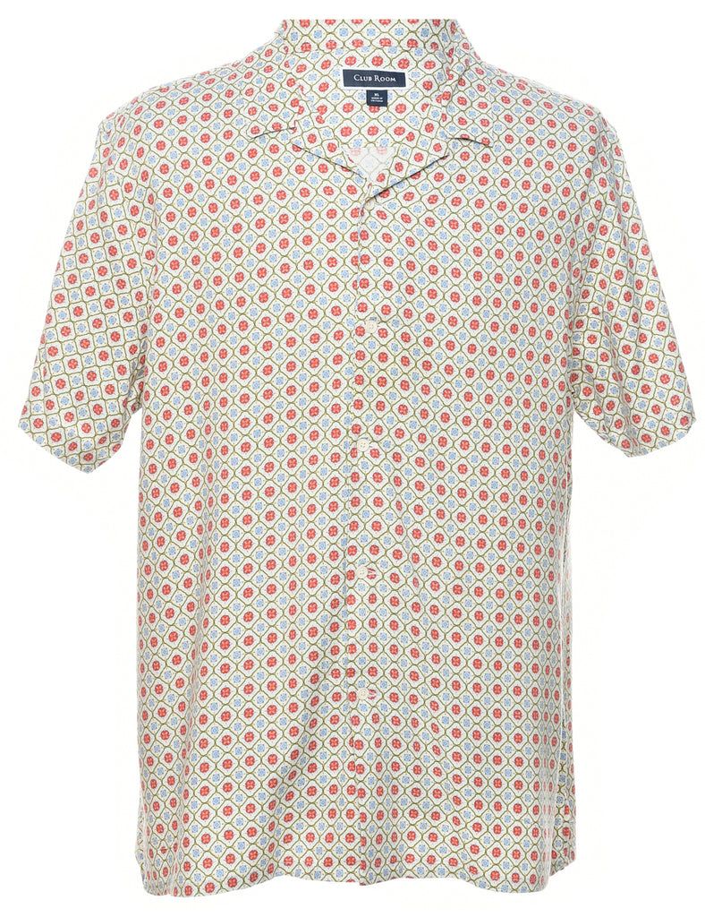 1990s Floral Shirt - XL