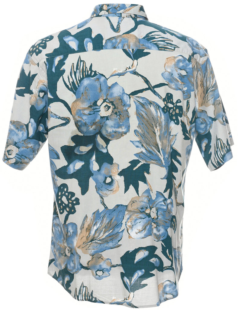 1990s Floral Shirt - M