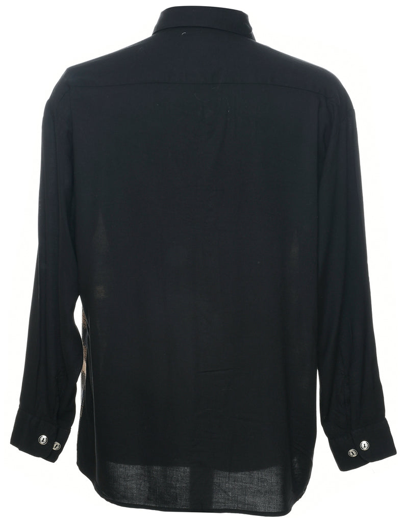 1990s Geometric Pattern Shirt - L