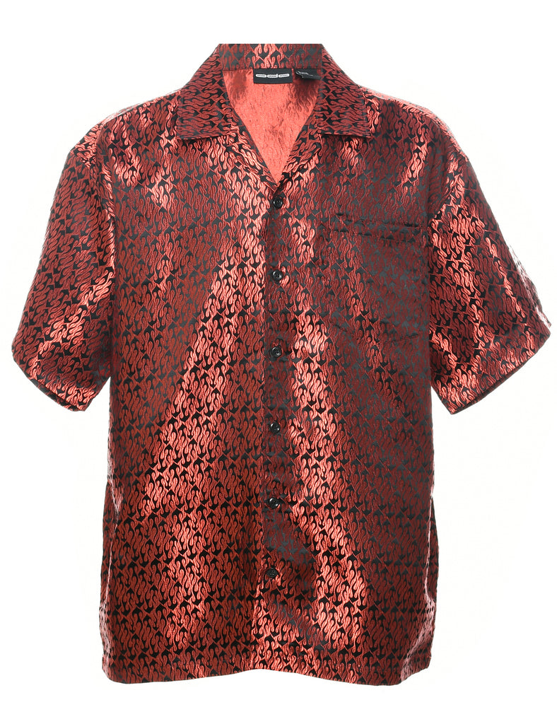 1990s Jacquard Shirt - XL