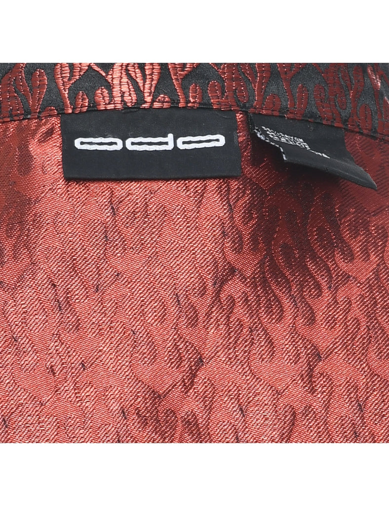 1990s Jacquard Shirt - XL