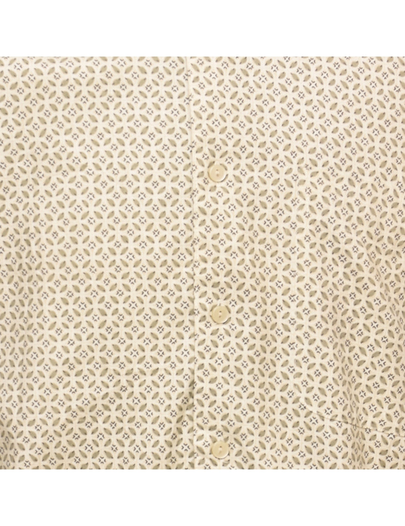 1990s Light Brown Shirt - L