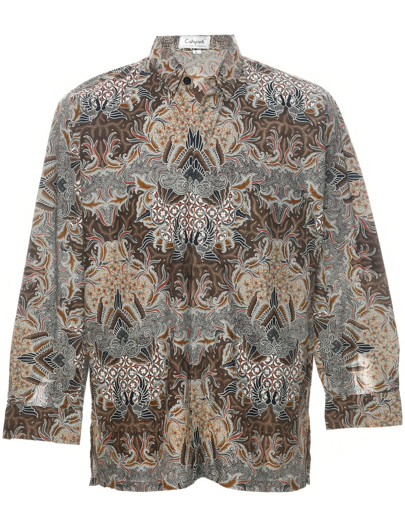 1990s Long Sleeved Shirt - L