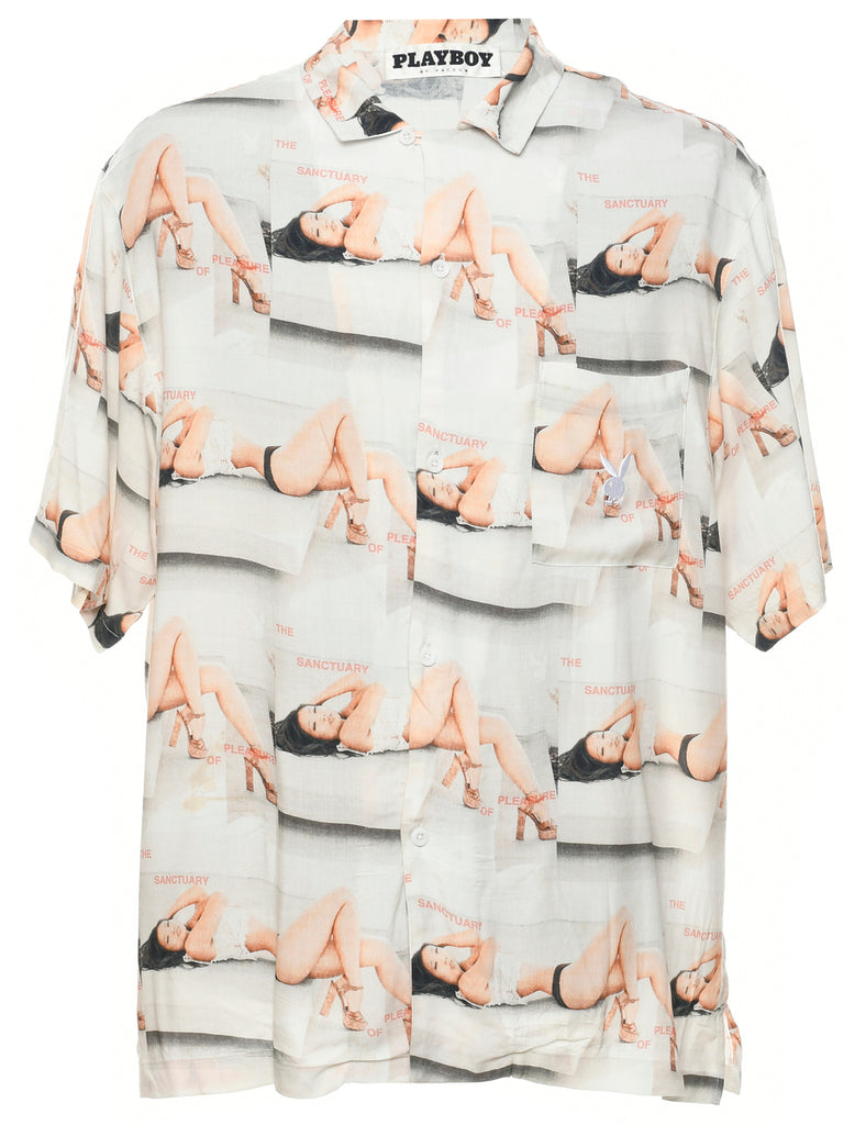 1990s Short Sleeve Shirt - L