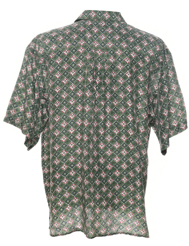 1990s Silk Oleg Cassini Shirt - XL