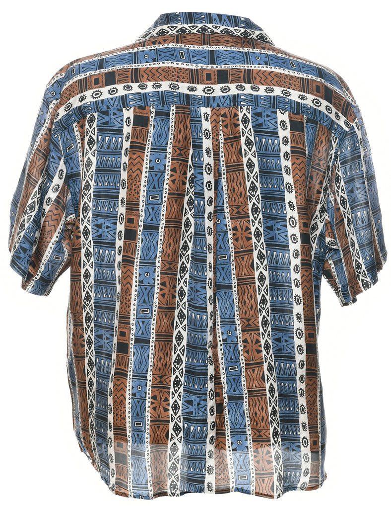 1990s Silk Shirt - L