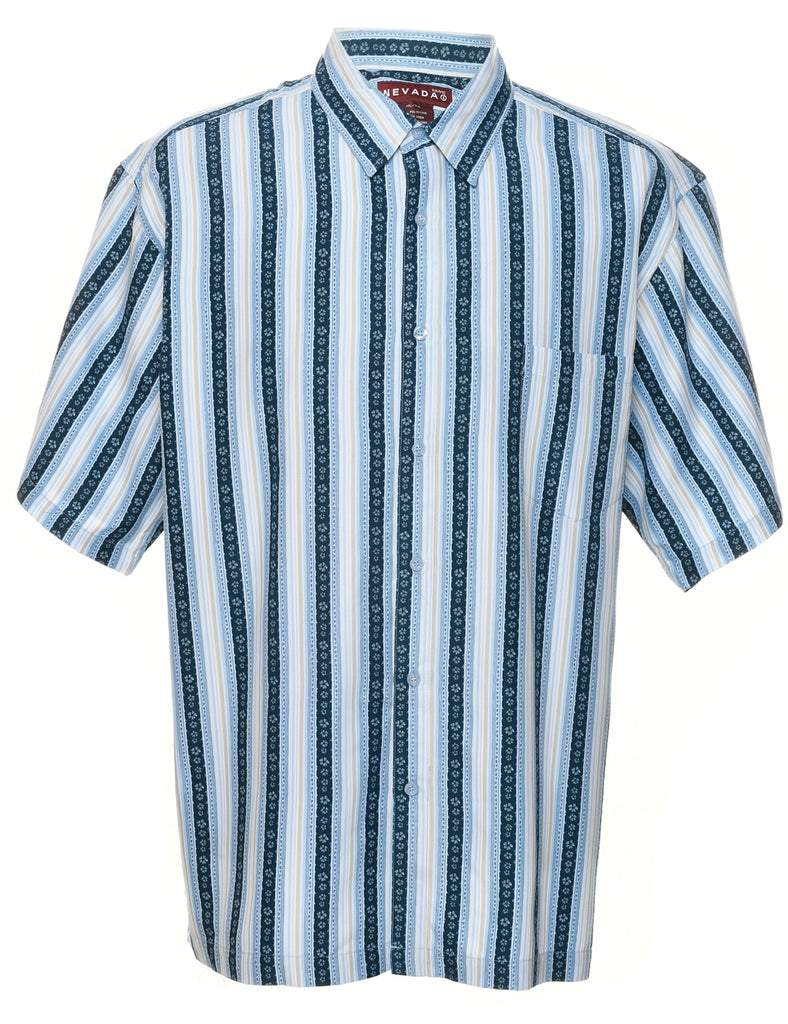1990s Striped Shirt - XL