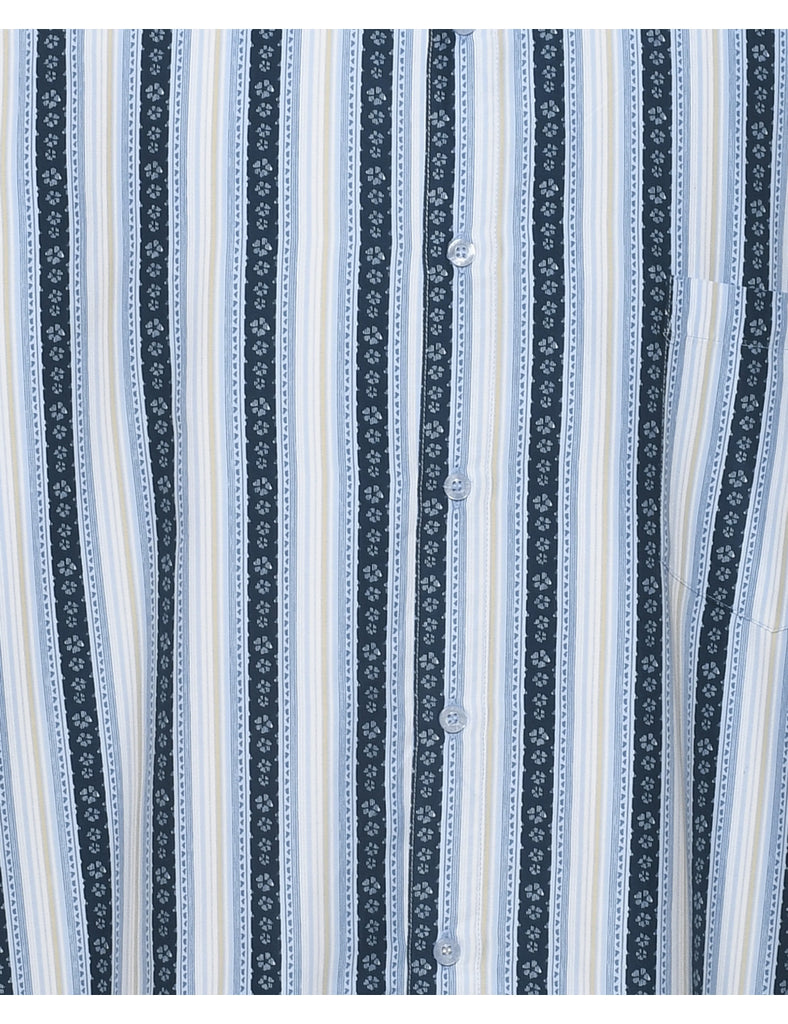 1990s Striped Shirt - XL