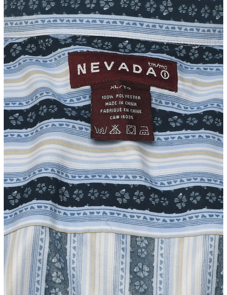 1990s Striped Shirt - XL