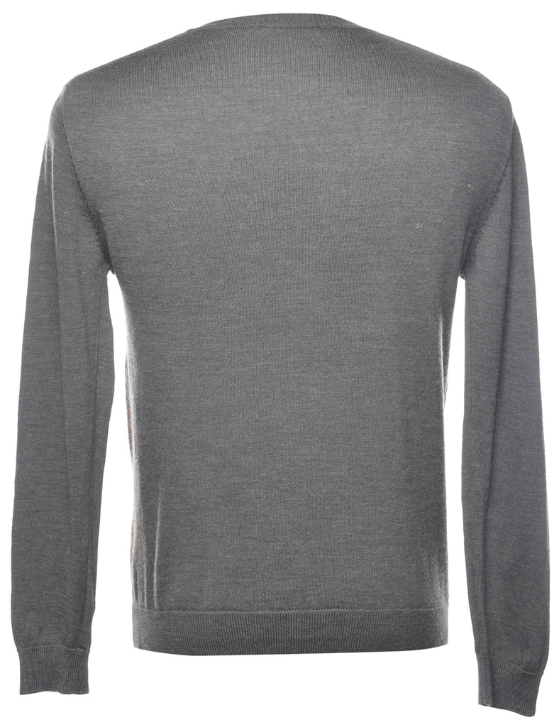 A Houndstooth Check Jumper - S