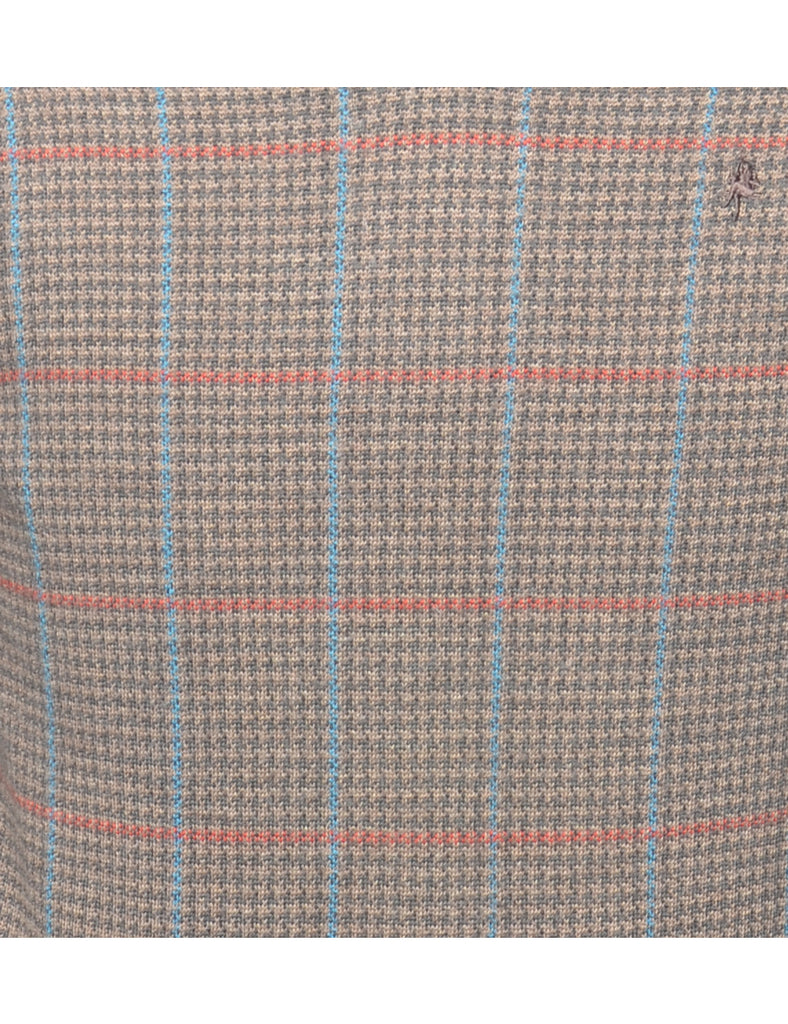 A Houndstooth Check Jumper - S