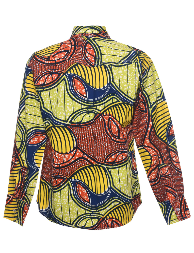 Abstract Print Shirt - S