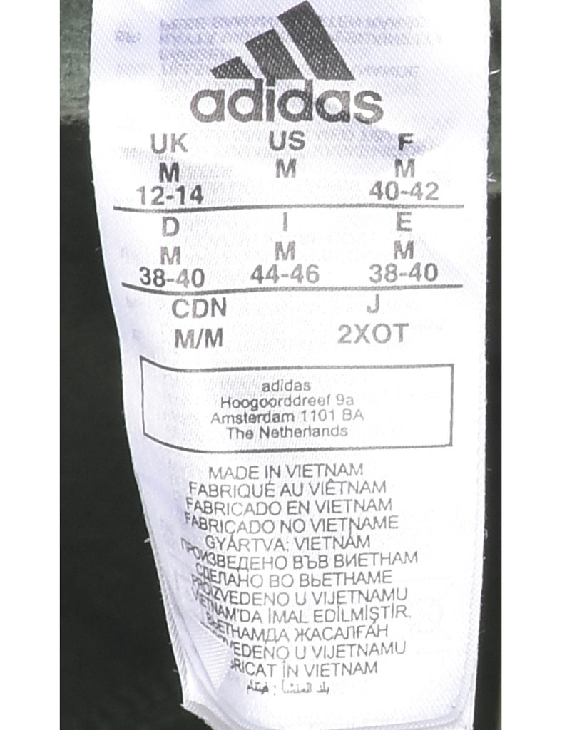 Adidas Green & White Jogging Bottoms - W30 L30