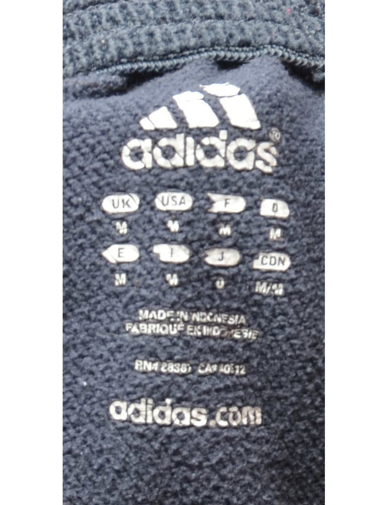 Adidas Grey & Blue Track Pants - W30 L30
