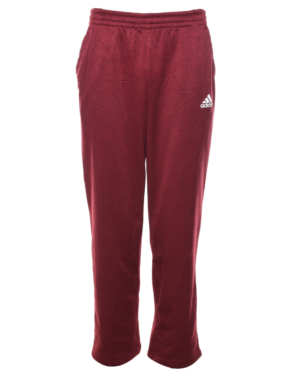 Men s Adidas Adidas Maroon White Contrast Track Pants Red M Beyond Retro