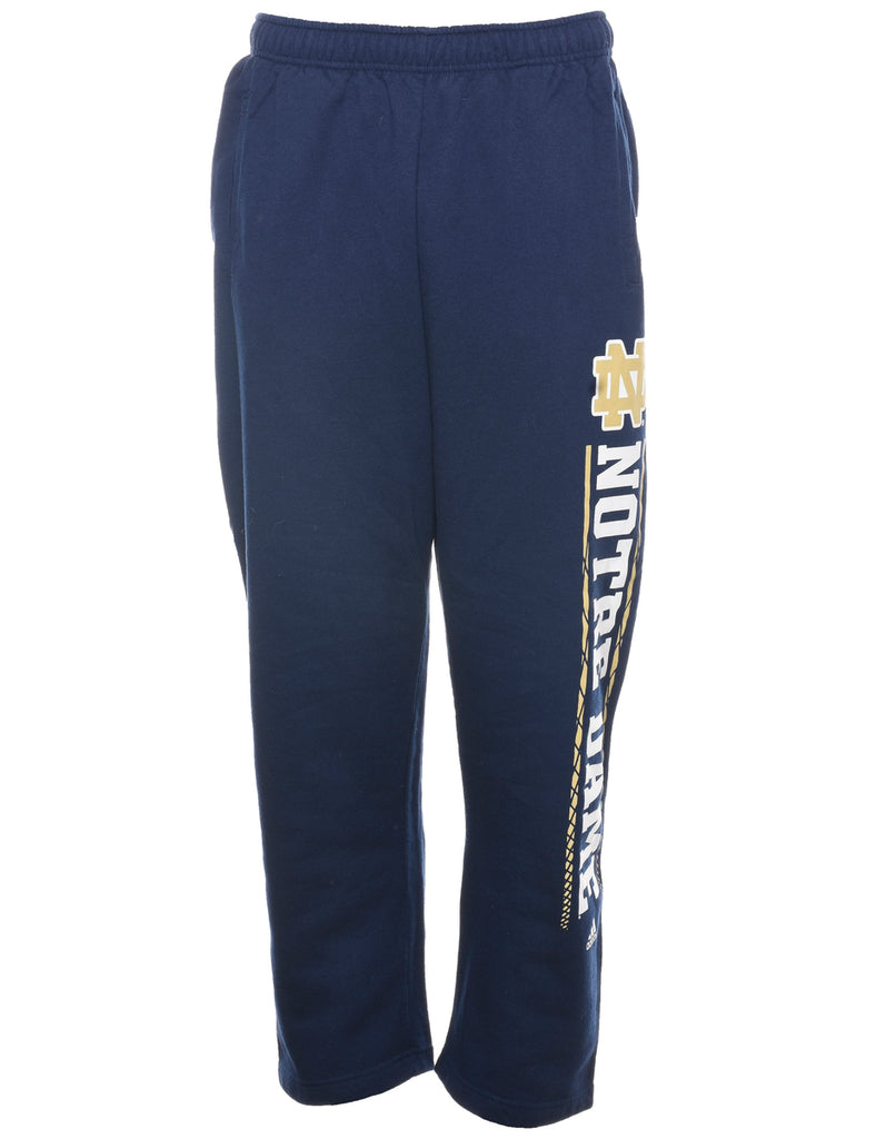 Adidas Navy Jogging Bottoms - W29 L28