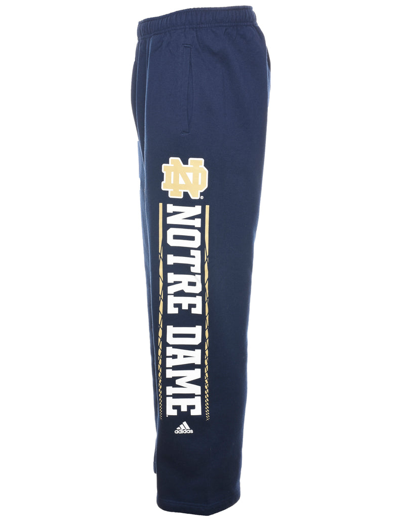 Adidas Navy Jogging Bottoms - W29 L28