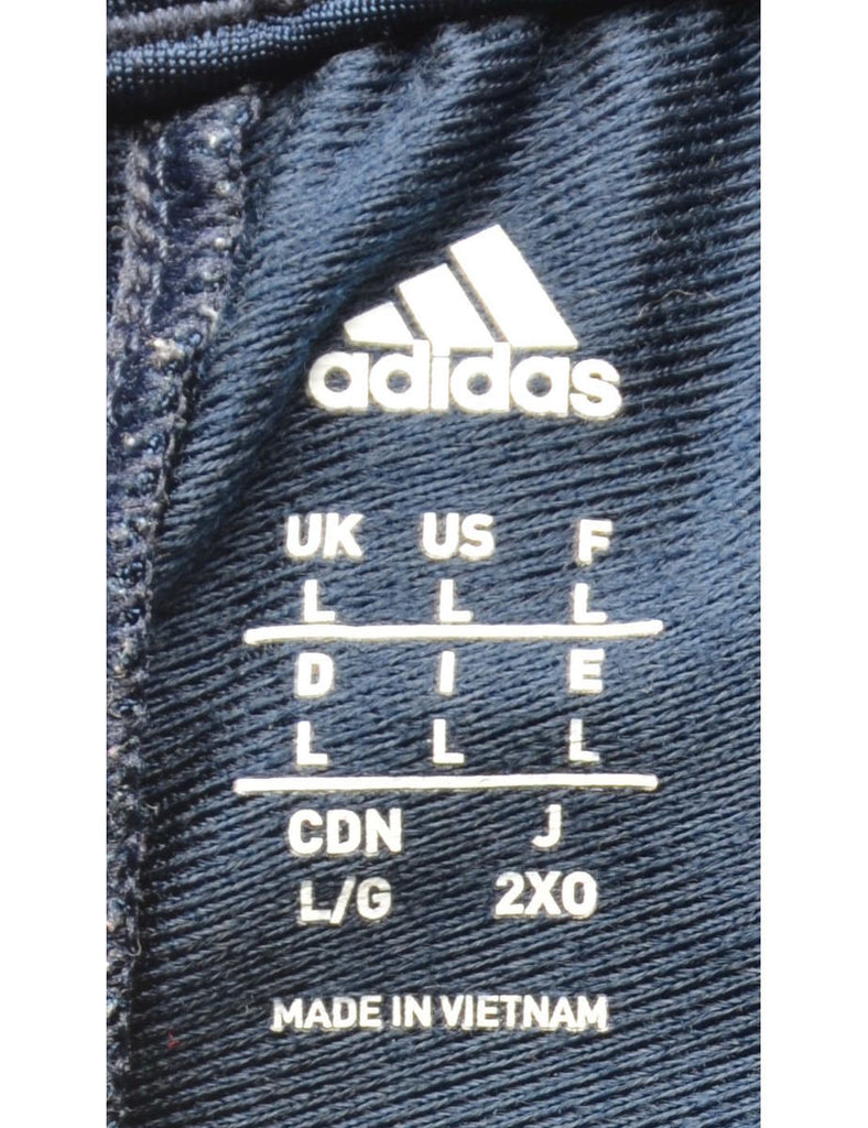 Adidas Navy Track Pants - W34 L31