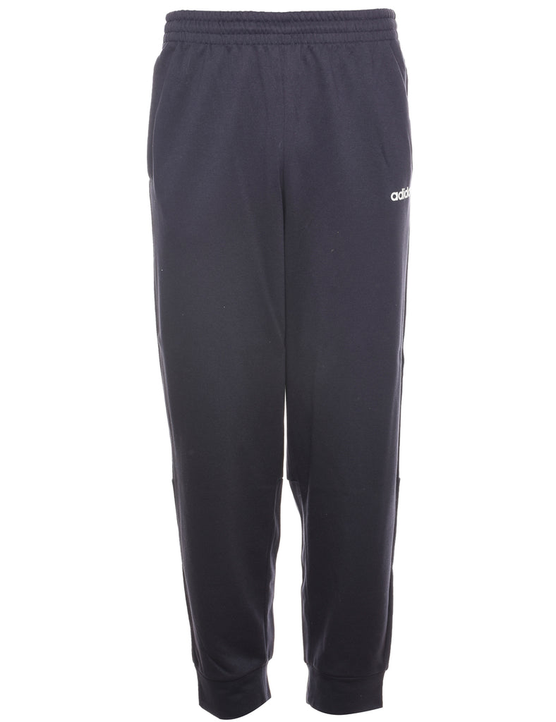 Adidas Navy & White Jogging Bottoms - W29 L28