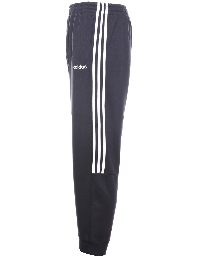 Adidas Navy & White Jogging Bottoms - W29 L28