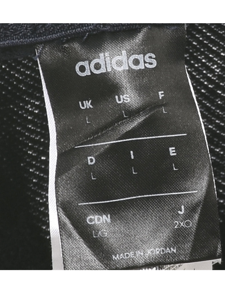 Adidas Navy & White Jogging Bottoms - W29 L28