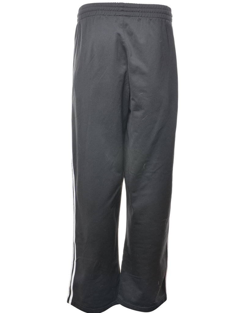 Adidas Plain Black Track Pants - W36 L31