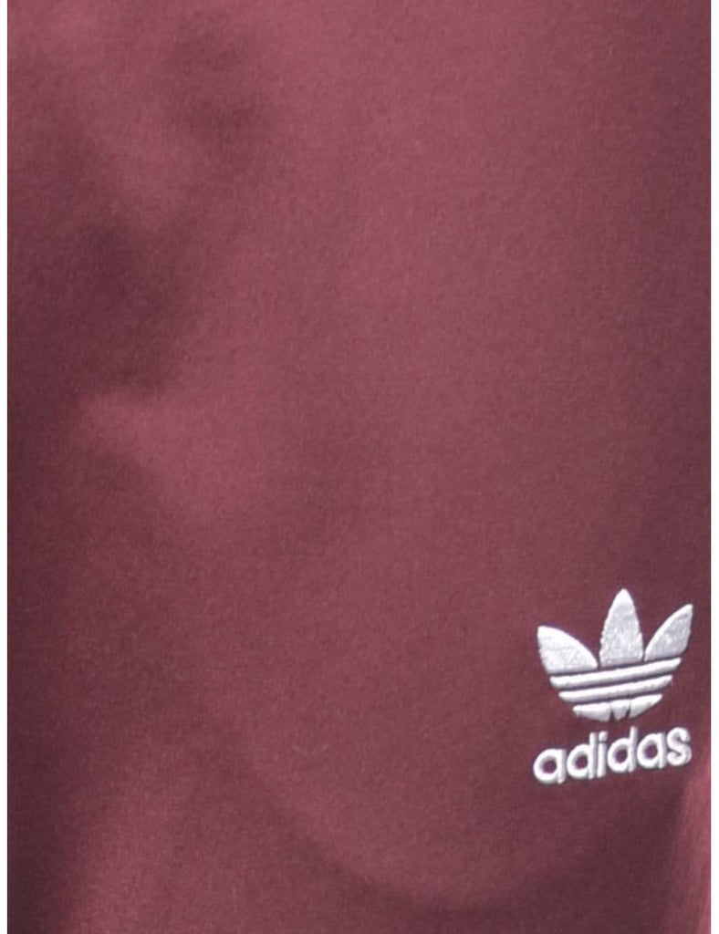 Adidas Plum & White Track Pants - W30 L30