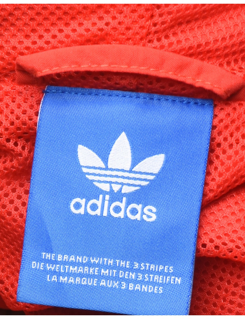 Adidas Red Nylon Jacket - L