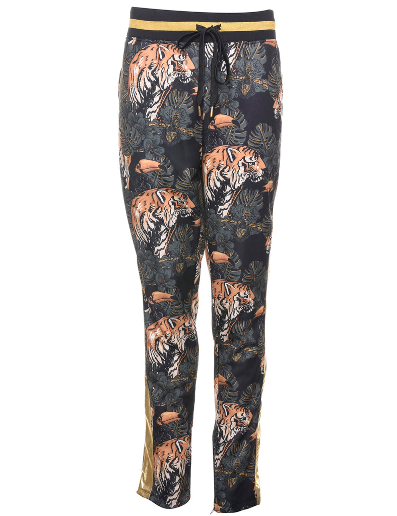 Animal Print Track Pants - W37 L33