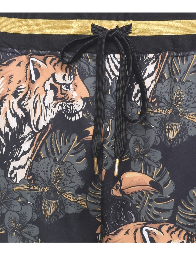 Animal Print Track Pants - W37 L33