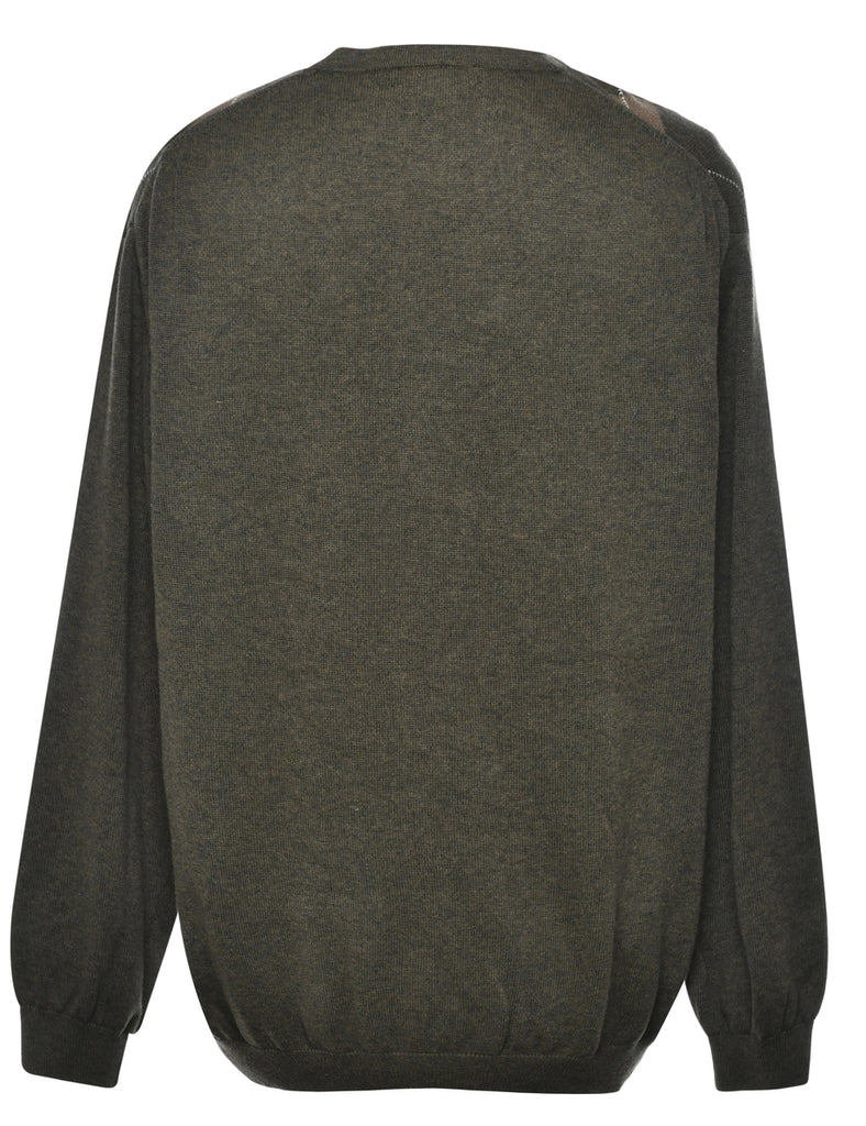 Argyle Cardigan - L