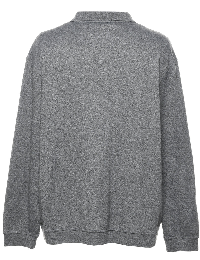 Argyle Dark Grey Jumper - XL