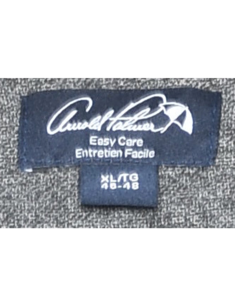 Argyle Dark Grey Jumper - XL