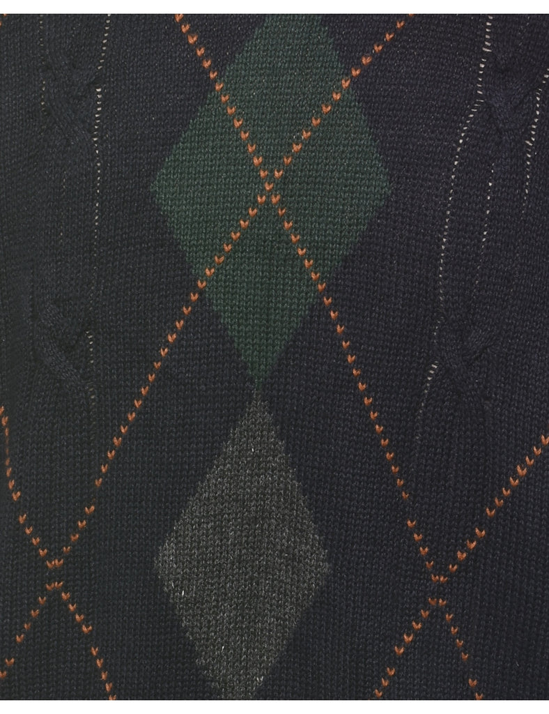Argyle Jumper - M