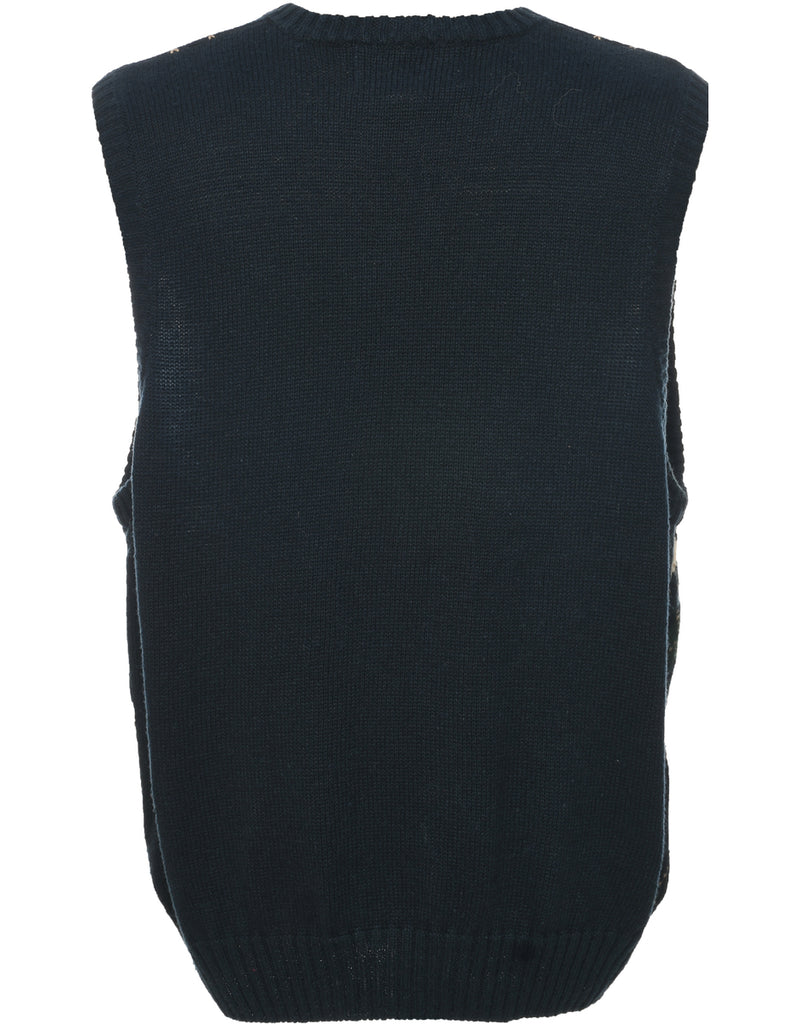 Argyle Sweater Vest - L