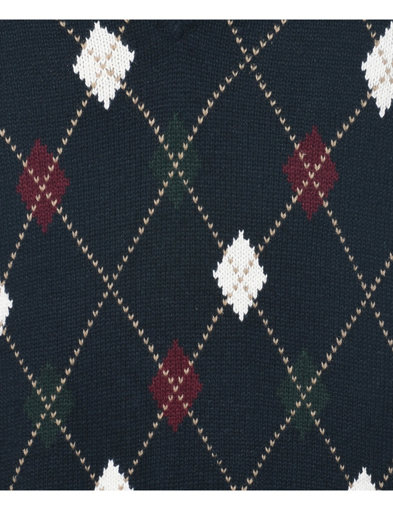 Argyle Sweater Vest - L
