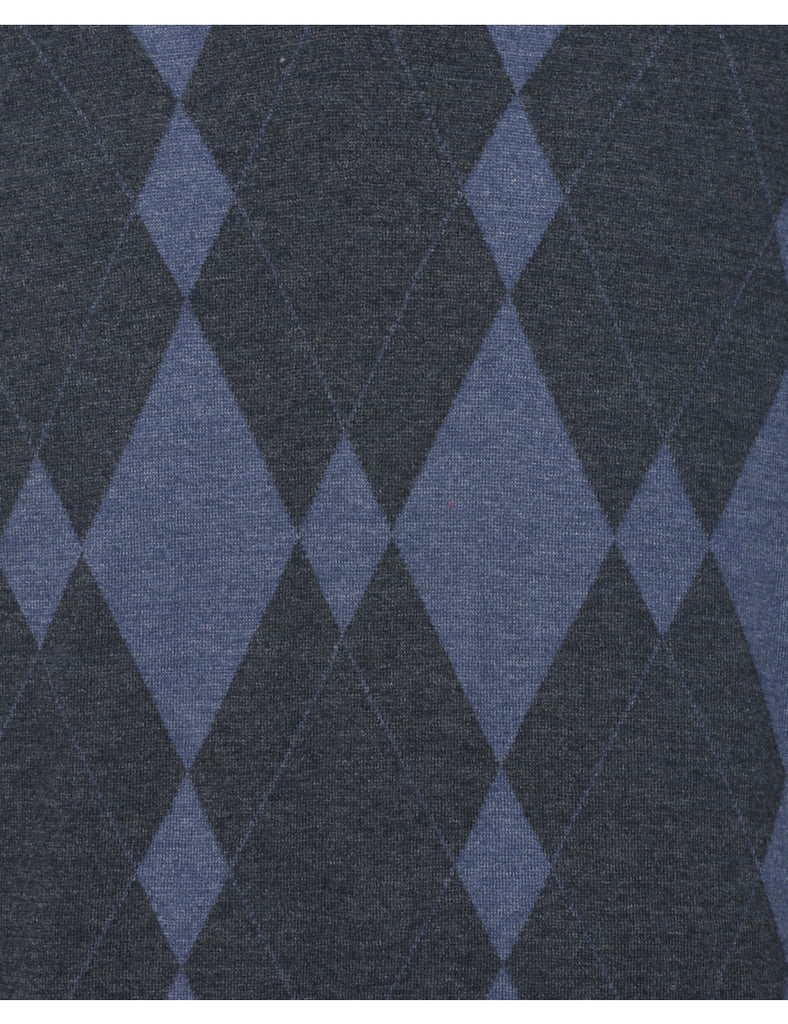 Argyle Sweater Vest - L