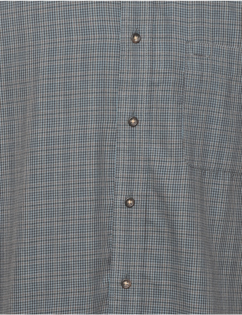 Arrow Checked Grey Shirt - L