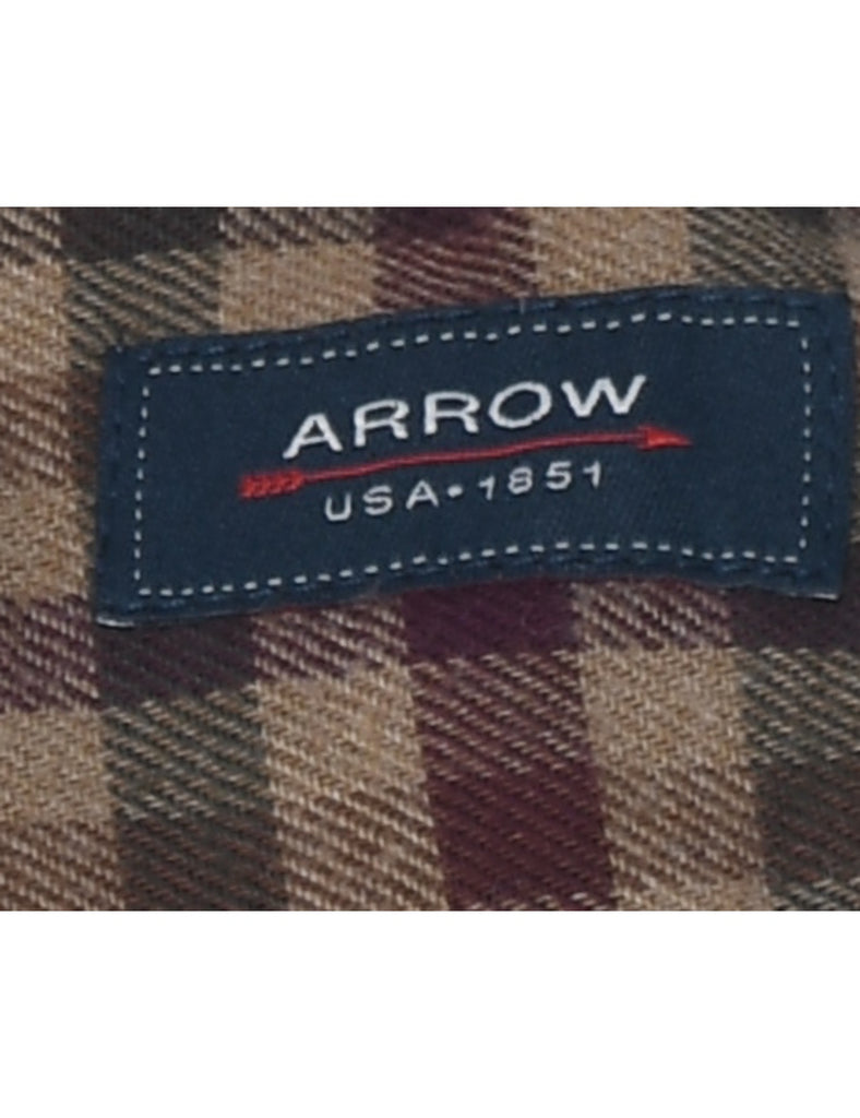 Arrow Checked Shirt - L